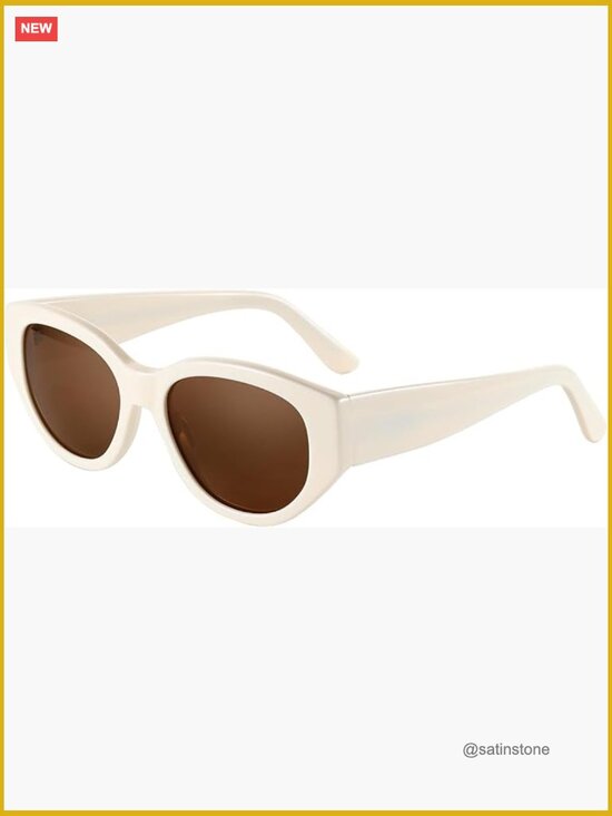 Polarized Cat Eye Sunglasses - UV400 Protection - Acetate Frame main image 7